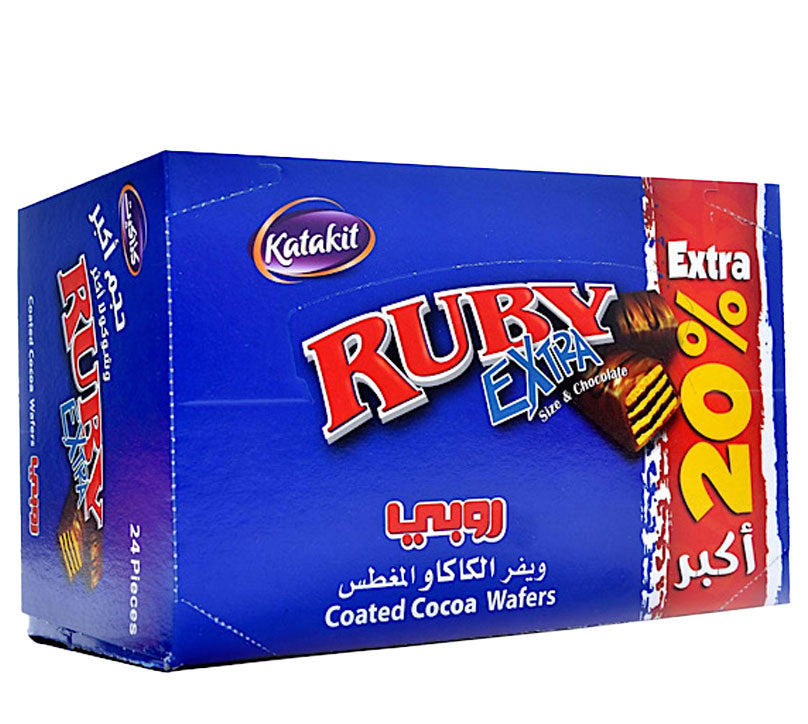 Ruby Oplatky potažené kakaem, Extra Kakao 24 kusů