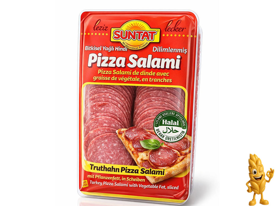 Suntat Pizza salám z krůtího a hovězího masa 200g