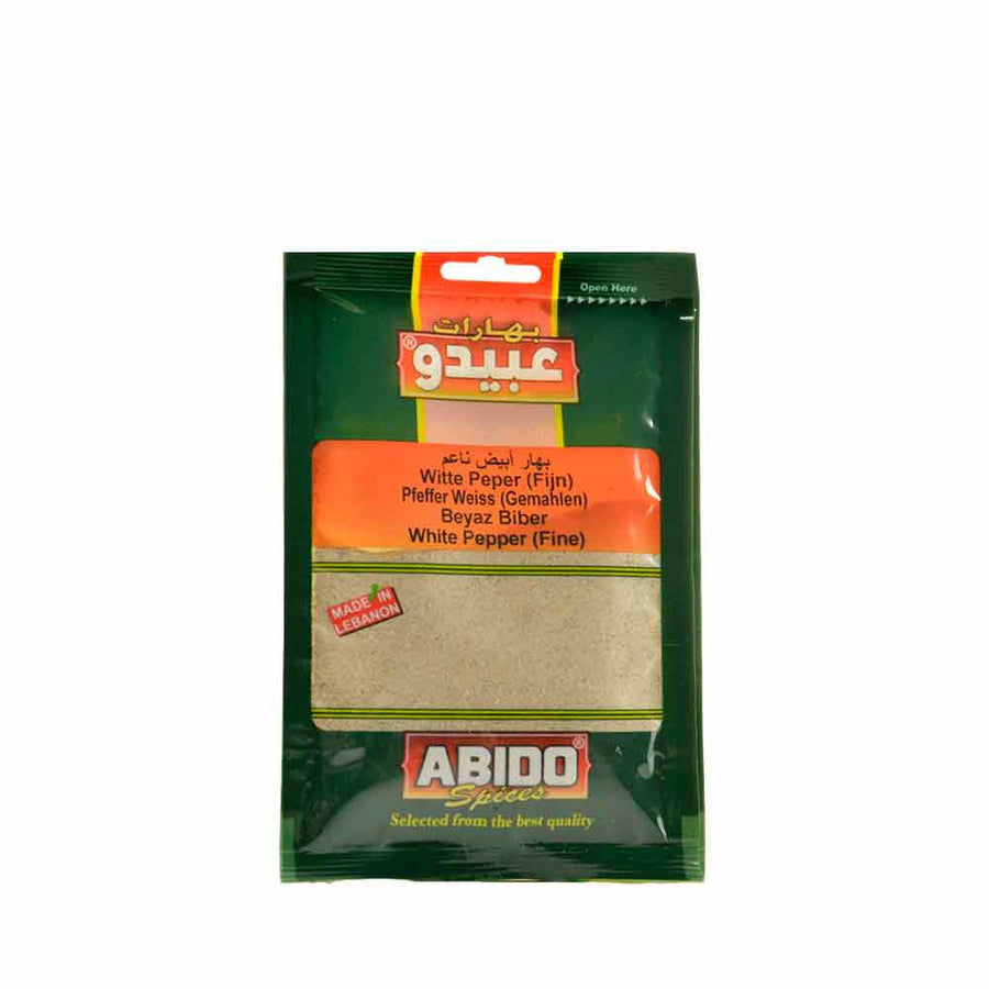 Abido Pepř bílý Mletý 50g