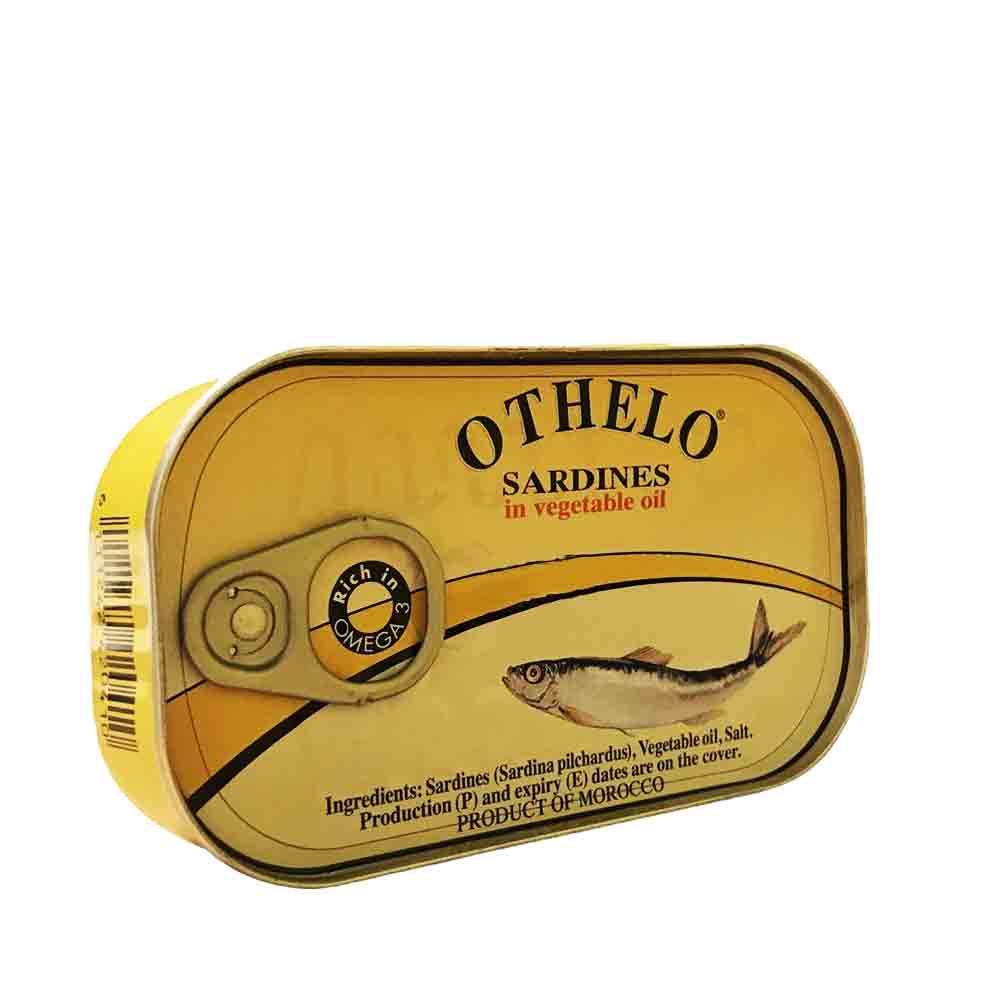 Othelo Sardinky marocké v rostlinném oleji 125g