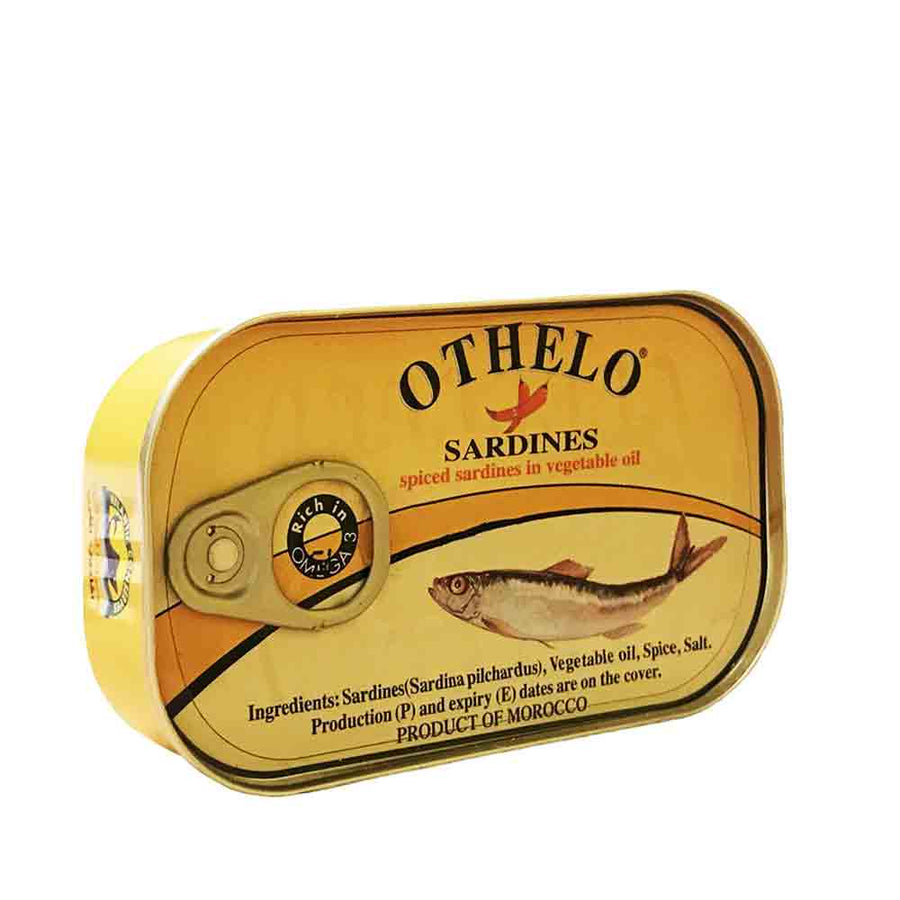Othelo Sardinky marocké palivé v rostlinném oleji 125g