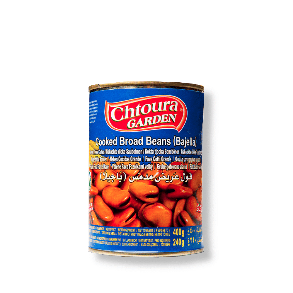 Chtoura Garden Boby konzerva Široké Zrno 400g
