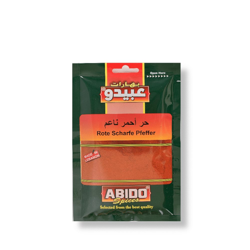 Abido Paprika červená Ostrá 50g