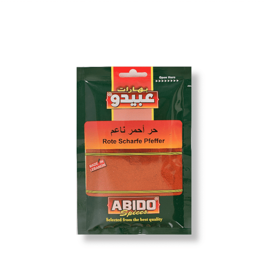 Abido Paprika červená Ostrá 50g