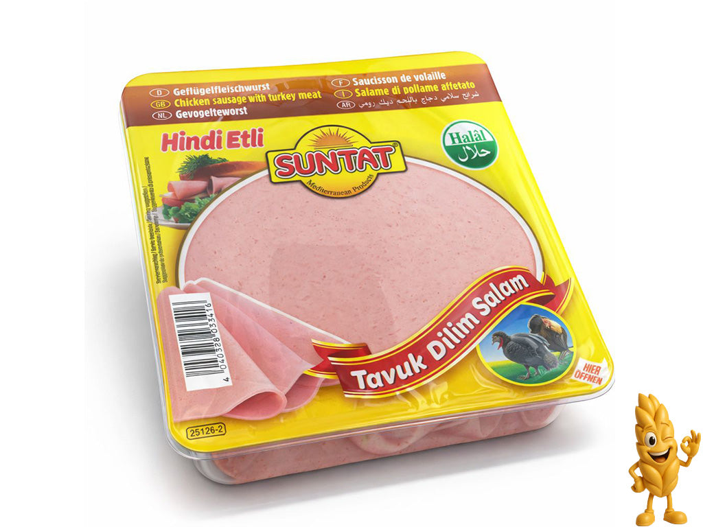 Suntat Salám kuřecí s krůtím masem, Plátky 200g