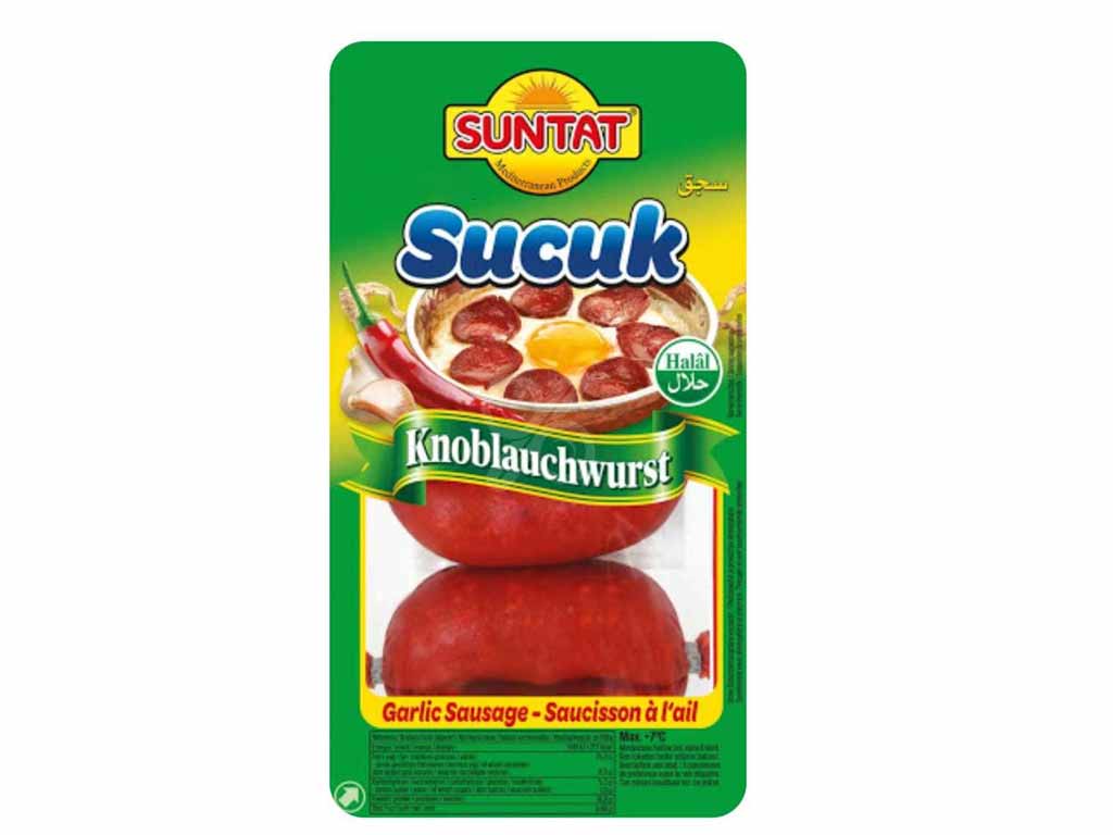 Suntat Klobásy hovězí a krůtí maso, Pálivé 200g
