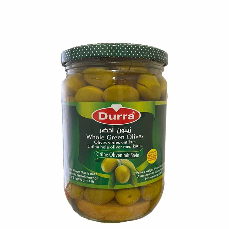 Durra Olivy Zelené 650g