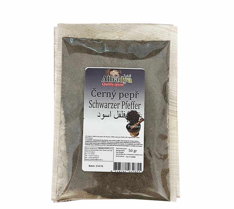 Albadya Pepř černý Mletý 50g