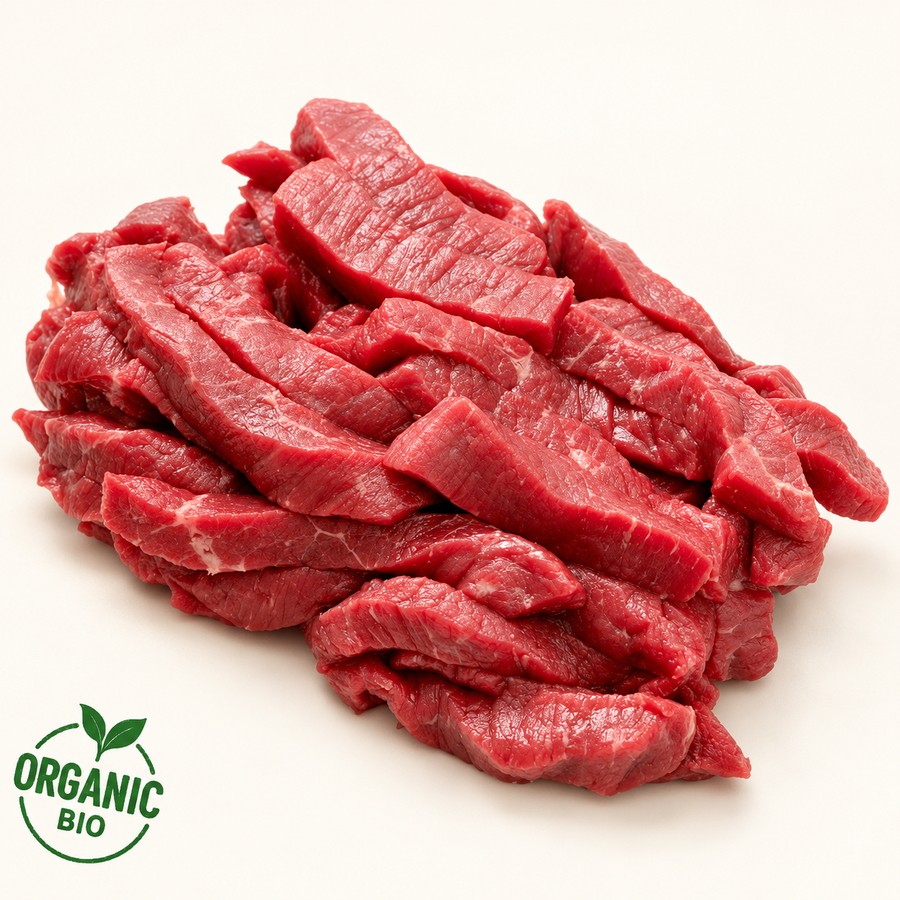 BIO Hovezi Stroganov – krémové pozadí