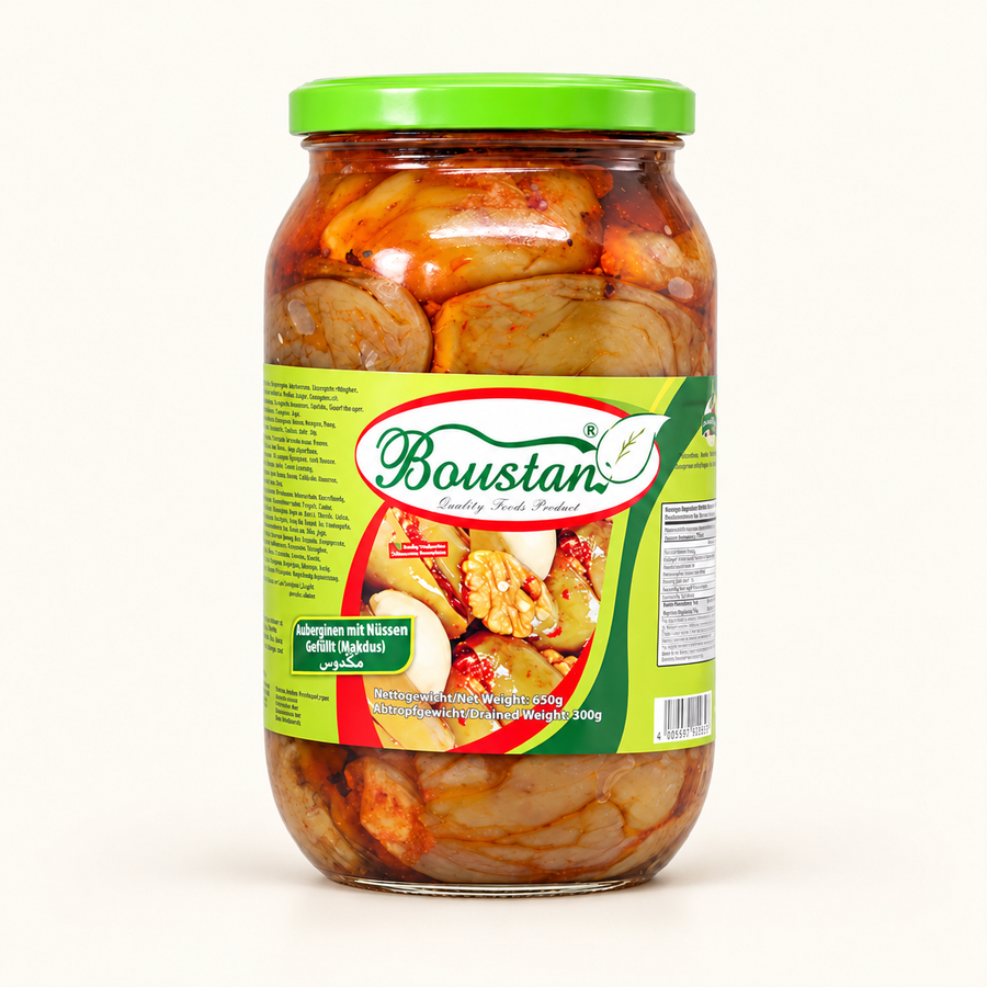 Boustan Lilek plněný, Makdus 600g