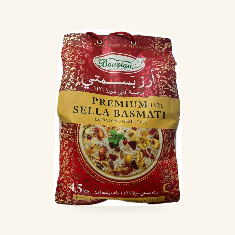 Boustan Rýže basmati, Premium Sella 4,5kg