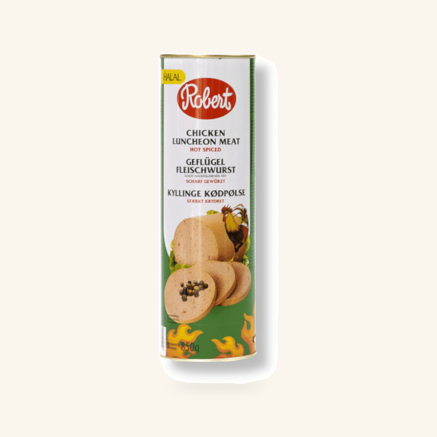 Robert Mortadela z kuřecího masa, Ostrá 850g