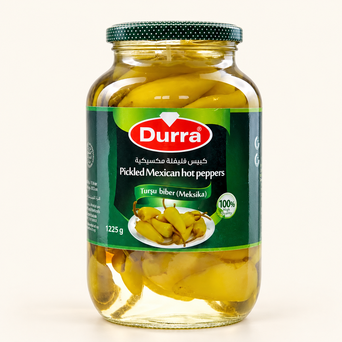 Durra Paprika Mexická nakládaná ve slaném nálevu, Palivá 1000g