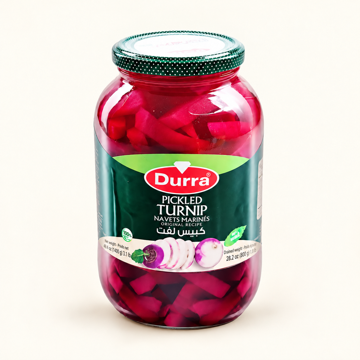 Durra Tuřín nakládaný kyselý 1200g