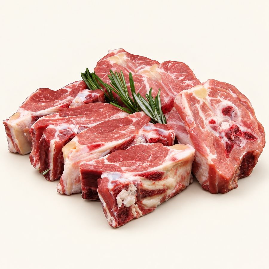 Jehněčí Krk 1kg – krémové pozadí