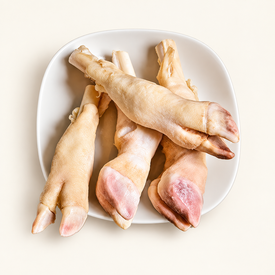 Jehněčí Nožičky, Čisté a Mražené 1kg – krémové pozadí