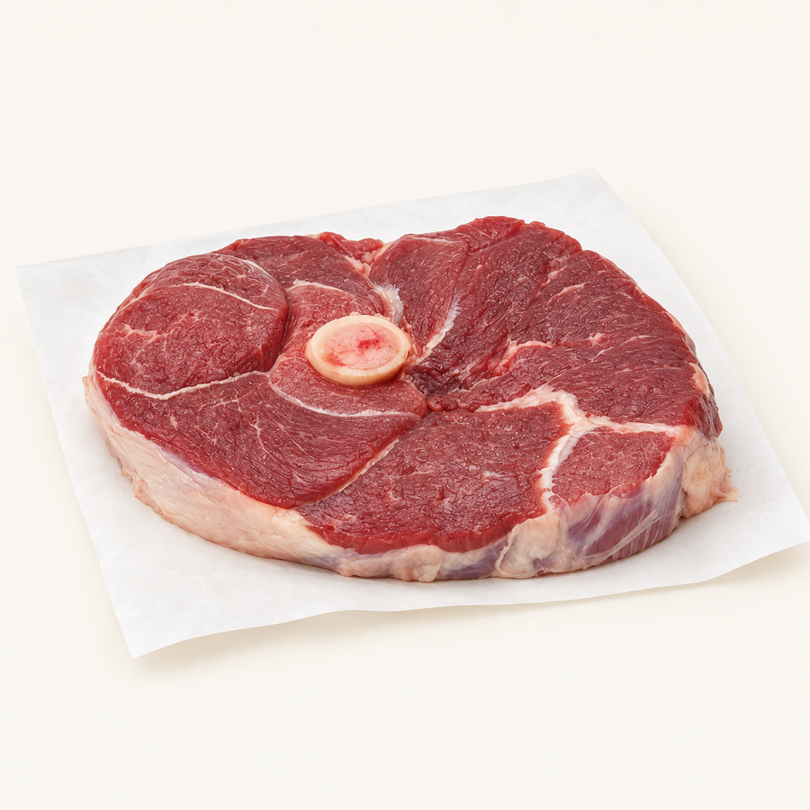 Jehněčí Steak – krémové pozadí